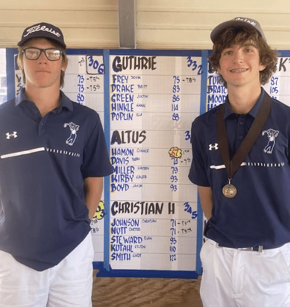 Q&A with Altus state champion golfer, AllState swimmer Gunner Hamon